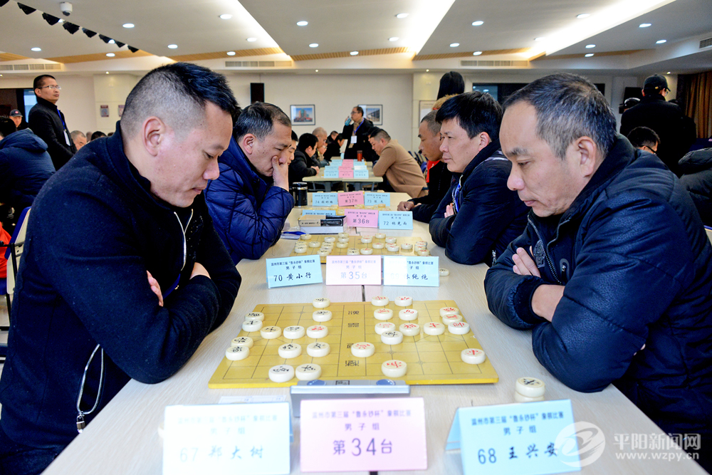 【当日】温州市第三届象棋比赛圆满落幕
