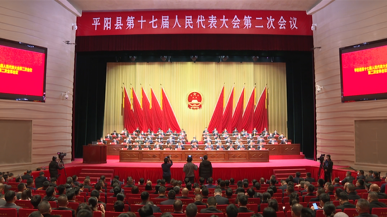 平阳县第十七届人民代表大会第二次会议举行第二次全体会议